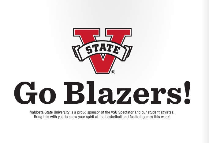 Pick up a copy of this week's Spectator to get a sign (above) for the game!